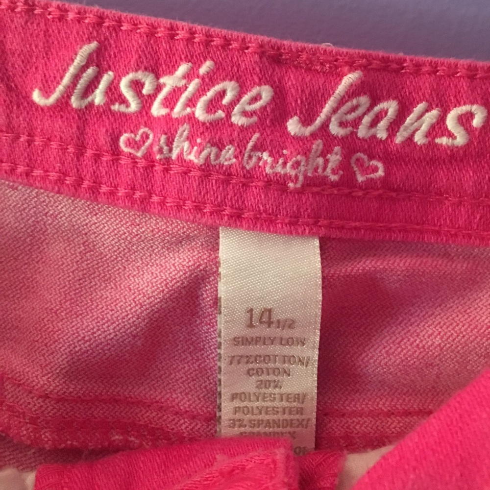 Pink jeans